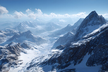 Spectacular Icy Mountain Tp Views: A Breathtaking Esape to Snow-Capped Peaks ad Stunning Landscapes