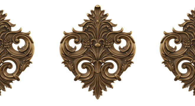 Ornate Antique Element: Close-up of intricate antique design. Capturing the exquisite details of the past, this element adds a touch of elegance and sophistication.