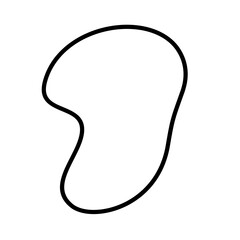 Hand-Drawn Line Blob - Handmade Blob