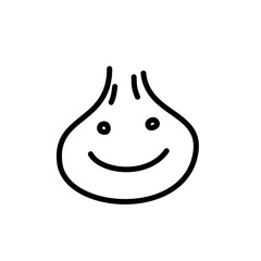 Hand-Drawn Cute Dumpling Cartoon Doodle - Dim Sum Doodle