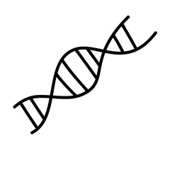 Hand-Drawn DNA Drawing Doodle
