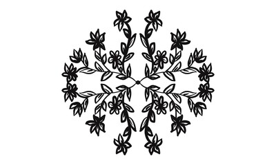 Abstract color background and copy space for text with flower 