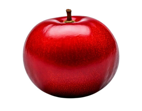  Single Fresh Jujube Fruit with Glossy Red Skin and Natural Texture – Hyper Realistic Transparent PNG for Premium Stock and Product Design