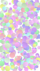 Elegant botanical leafy floral design with vibrant color accents