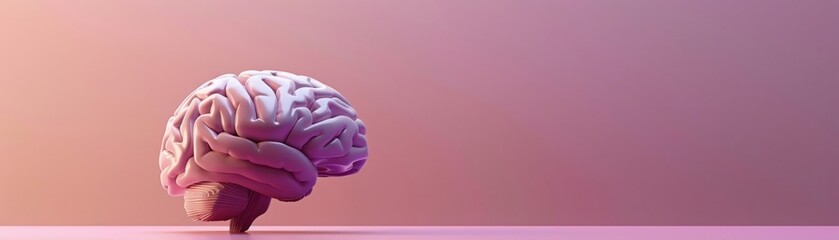 3D render icon  8K Cognitive enhancement technologies 3D render clay style isolated on pure solid background of brain boosters tools icon 3D