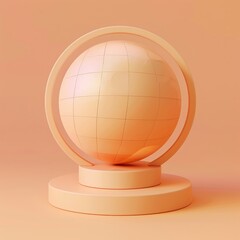 3D render icon  8K 3D Model illustrator  3D render clay style of a glowing lightbulb representing innovation, isolated on pure white background 8K