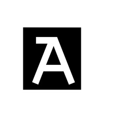 Letter A Grunge Typography - Distressed Capital Alphabet Character Bold Vintage Font Textured Monogram Design Weathered Rustic Letterform Black Graphic Element for Logo Brand Initial Vector Illustrati