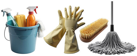 Cleaning Supplies Set – Professional Household Tools with Bucket, Gloves, and Mop for Cleaning Services and Home Maintenance Blogs