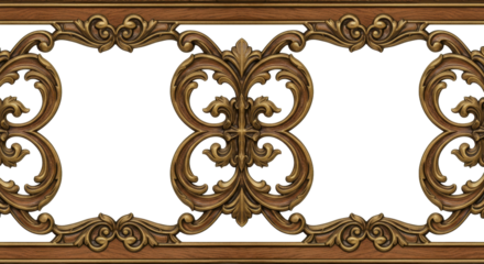 Ornamental Architectural Detail: A captivating close-up showcases an ornate architectural element, featuring intricate patterns and designs, evoking a sense of timeless elegance.