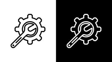 Maintenance With Icon Set Design