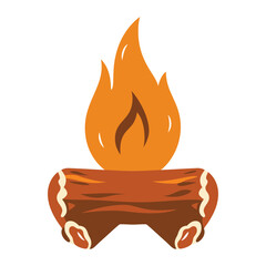 bornfire vector illustration