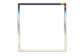 Obraz premium chrome square frame