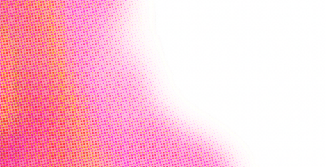 Abstract pink and orange gradient with white space