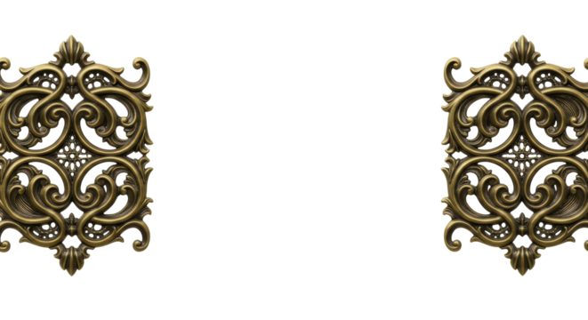Ornate Ornamentation: Exquisite details of antique decorative molding isolated, a celebration of vintage elegance and artisan skill.