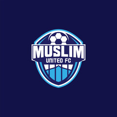 The logo collection for Muslim United FC features a modern and dynamic football club identity.
