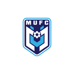 The logo collection for Muslim United FC features a modern and dynamic football club identity.