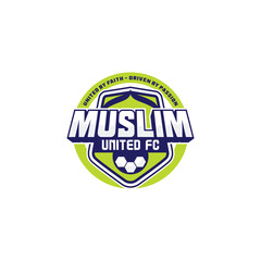The logo collection for Muslim United FC features a modern and dynamic football club identity.