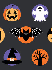 Halloween card design 