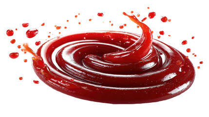 Fresh tomato sauce served in a bowl with a spoon on a white marble surface, fiber-dense choice