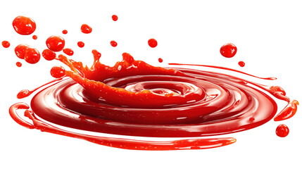 Fresh tomato sauce served in a bowl with a spoon on a white marble surface, fiber-dense choice