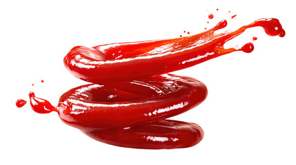 Fresh tomato sauce served in a bowl with a spoon on a white marble surface, fiber-dense choice