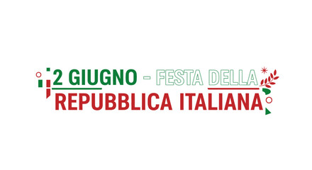 Italian Republic Day Celebration Festive Holiday National Event.