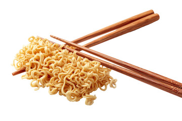 Noodle heap, chopsticks ready