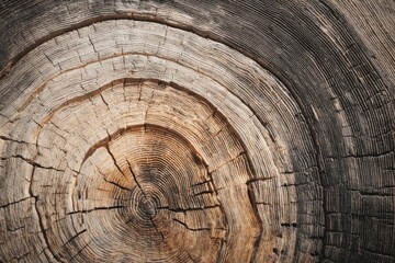 Fototapeta premium Explore the beauty of juniper tree rings showcasing years of growth and natural patterns in a stunning slice of wood timber