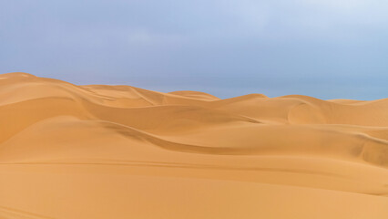 Le Désert Du Namib rencontre l'Océan Atlantique en Namibie