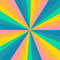 Abstract geometric design with vibrant color palette