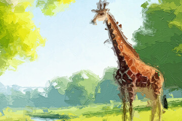 Various oil paintings, flowers, tulips, chrysanthemums, roses, peonies, fruits, streams, scenery, spotted deer, forests, birds