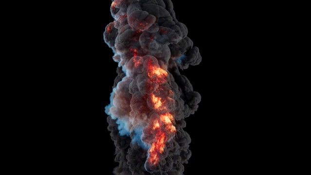 Volcano Smoke and Ash Clouds