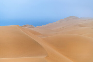 Le Désert Du Namib rencontre l'Océan Atlantique en Namibie