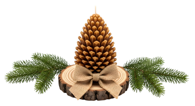 Polar bear in santa hat isolated on transparent background - Powered by Adobe