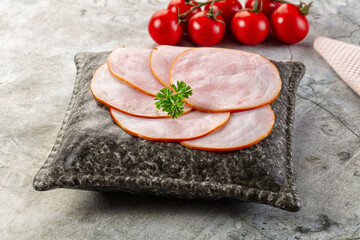 Delicous pork carbonate slices snack