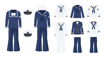 Navy Uniforms A Collection of Naval Attire.