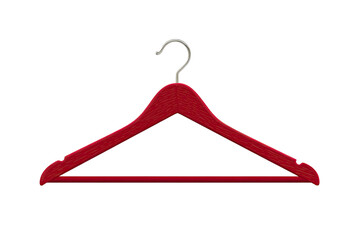 Red wooden coat hanger (3)
