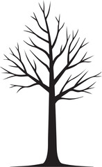 Obraz premium Black Tree Silhouette Bundle