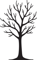 Fototapeta premium Black Tree Silhouette Bundle