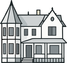 Various types of houses