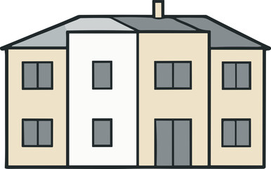Various types of houses