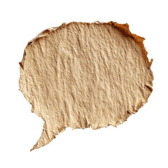 Vertical Oval Burnt Paper with Rough Textured Surface