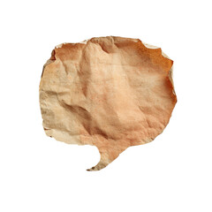 Round Burnt Paper with Irregular Charred Edges Texture