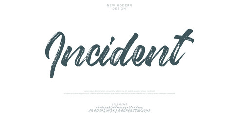 minimal alphabet capital lettering a to z font family  © Ehtsham