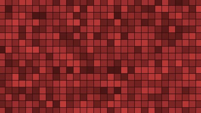 Dark Red Mosaic Tiles Animated Background