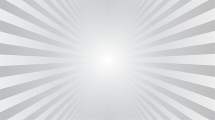 Background with abstract white gray striped pattern, radial burst and copy space, background for business presentations. © Cobalt