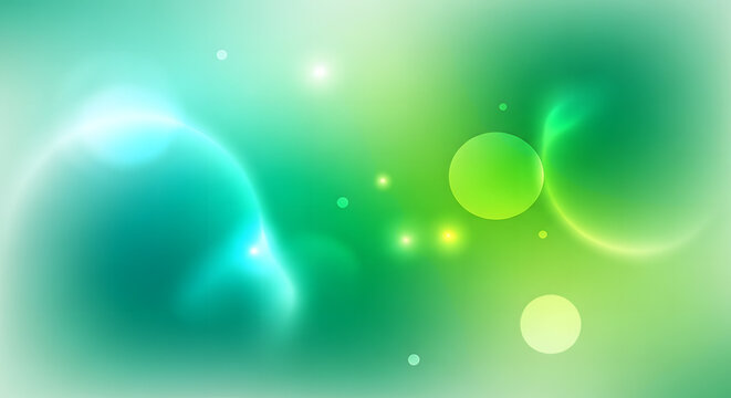 Abstract Green Energy Bubbles: A vibrant interplay of abstract green energy bubbles, evoking a sense of growth and environmental consciousness.