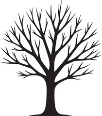 Obraz premium Black Tree SVG Bundle