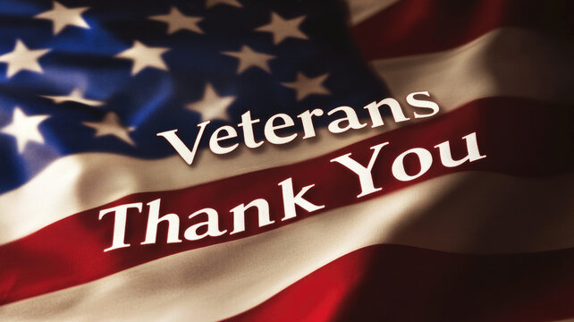 A folded American flag in a triangle shape rests on a military casket. Silhouetted soldiers stand in the background during a solemn ceremony at sunset.