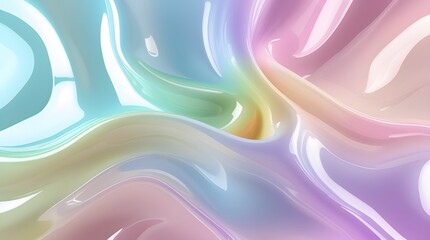 Rainbow Tone Fluid Gradient Background with Seamless Color Blend – Vibrant Abstract Design